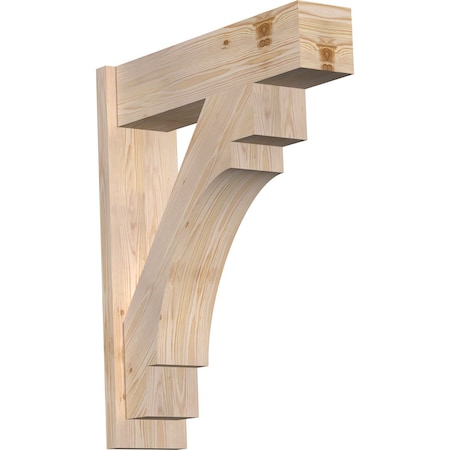 Ekena Millwork Merced Block Smooth Outlooker, Douglas Fir, 7 1/2"W x 28"D x 34"H OUT08X28X34MRC05SDF